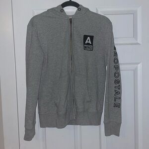 Aeropostale Cream Fleece Hoodie